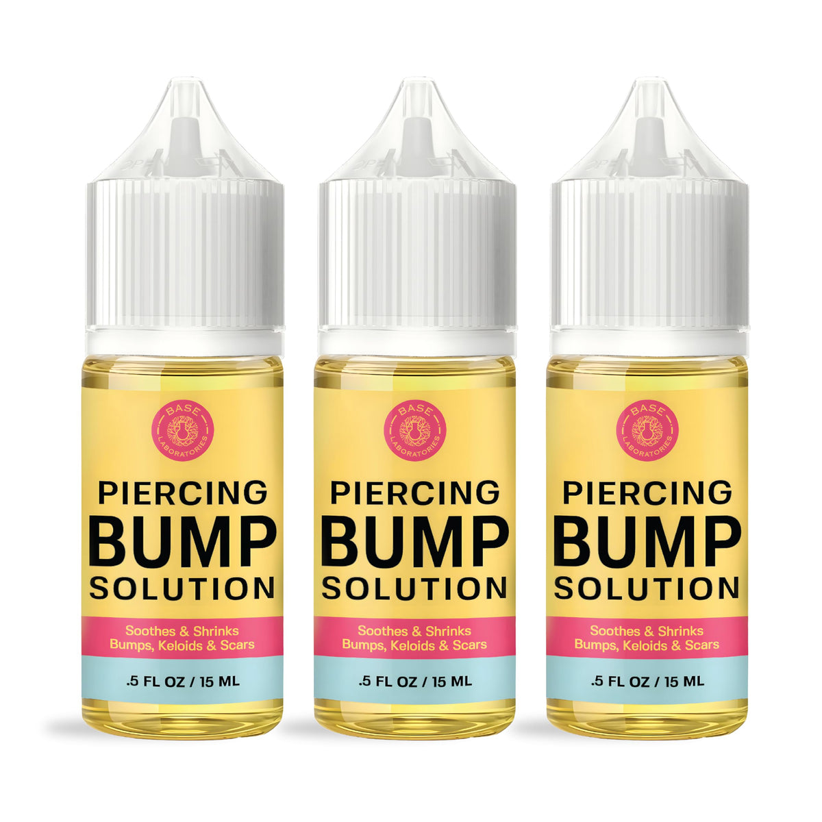 BASE LABORATORIES Piercing Bump Removal Solution 3PK front view