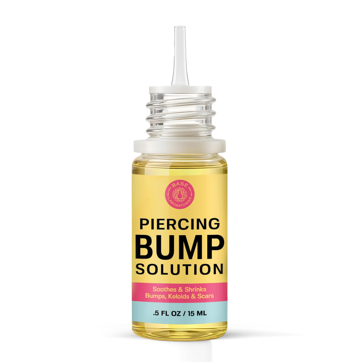 BASE LABORATORIES Piercing Bump Solution Oil 0.5 oz ingredients list