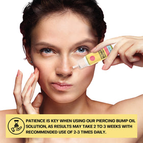 BASE LABORATORIES Piercing Bump Solution Oil 0.5 oz packaging