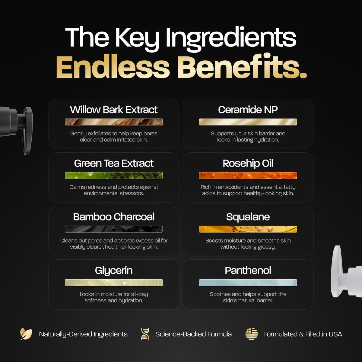 BASED BODYWORKS facial cleanser texture on a hand