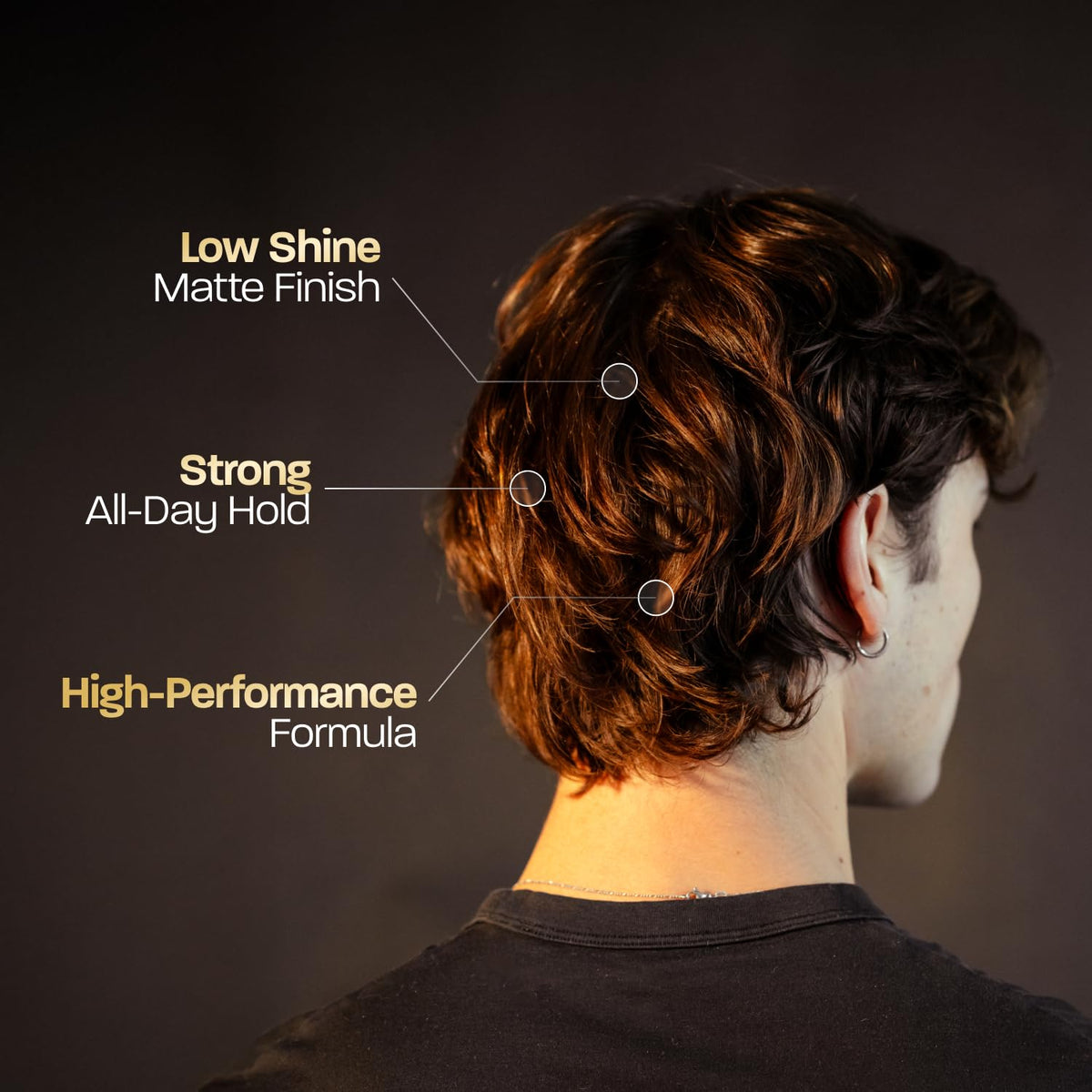 BASED BODYWORKS Hair Clay application process