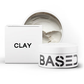 BASED BODYWORKS Hair Clay for Men 3oz pack front view