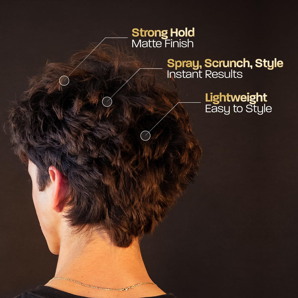 BASED BODYWORKS Hair Texturizing Powder application process