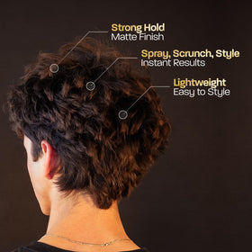 BASED BODYWORKS Hair Texturizing Powder application process
