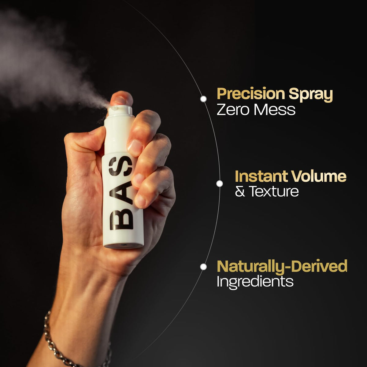 BASED BODYWORKS Hair Texturizing Powder spray bottle design