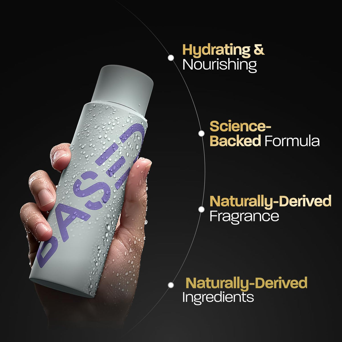 BASED BODYWORKS Hydrating Conditioner bottle side view