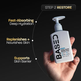 BASED BODYWORKS moisturizer tube with Rosehip Oil