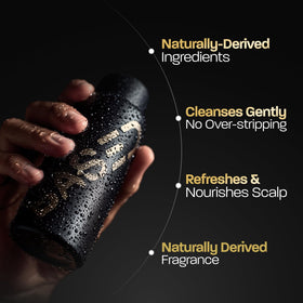 BASED BODYWORKS Shampoo bottle with aloe vera and peppermint oil