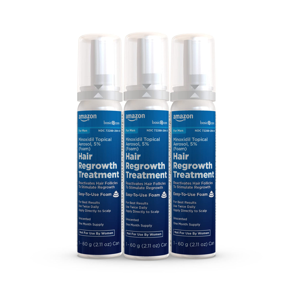 Basic Care Minoxidil 5% Foam product dimensions