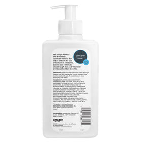 Basics Exfoliating Face Wash Cleanser on a bathroom counter