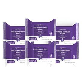 Basics Makeup Remover Wipes front view, 25-count pack