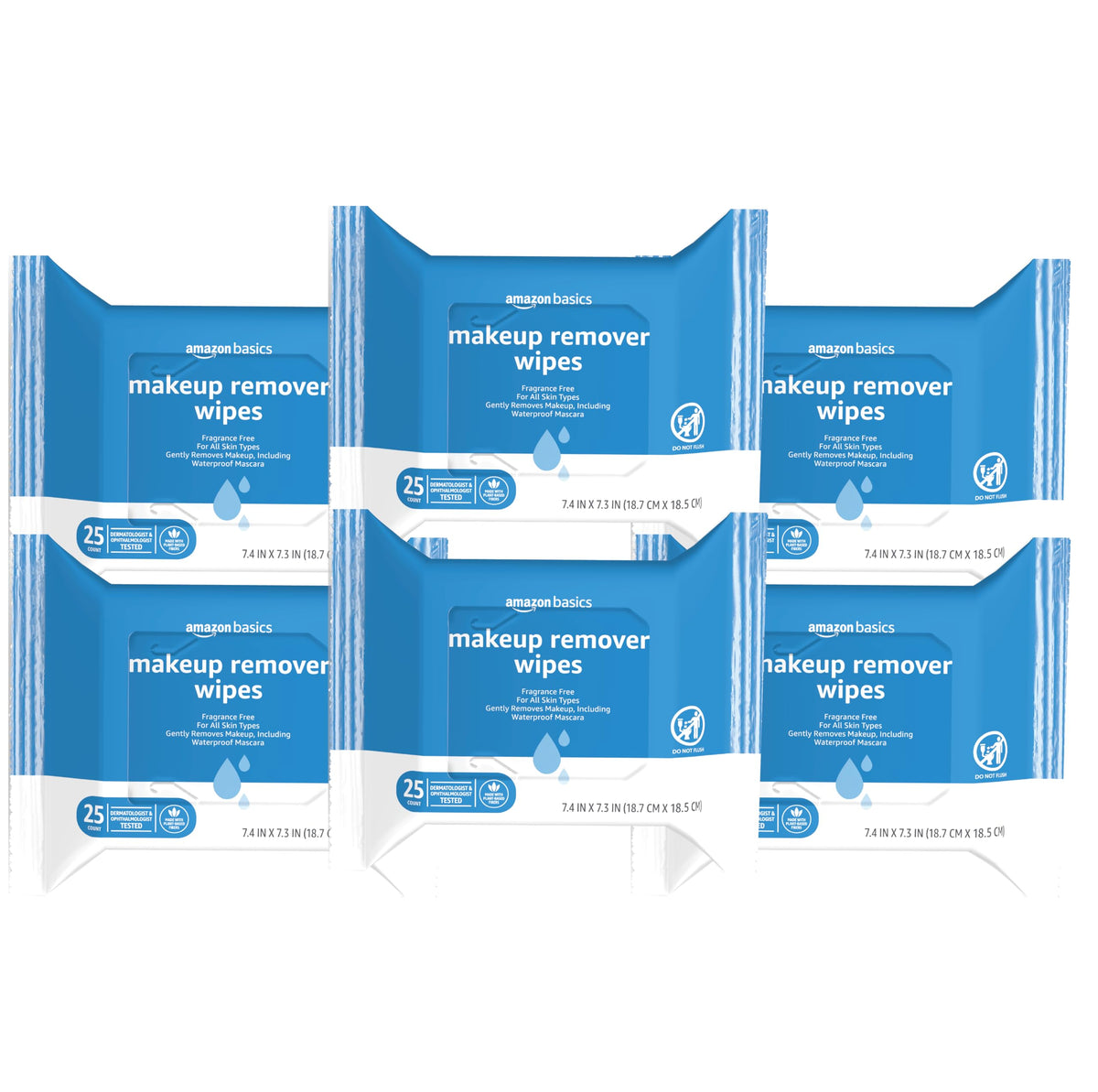 Basics Makeup Remover Wipes pack front view