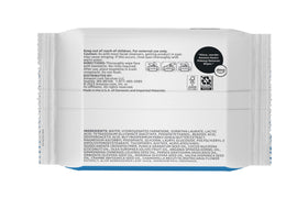 Basics Makeup Remover Wipes pack side view