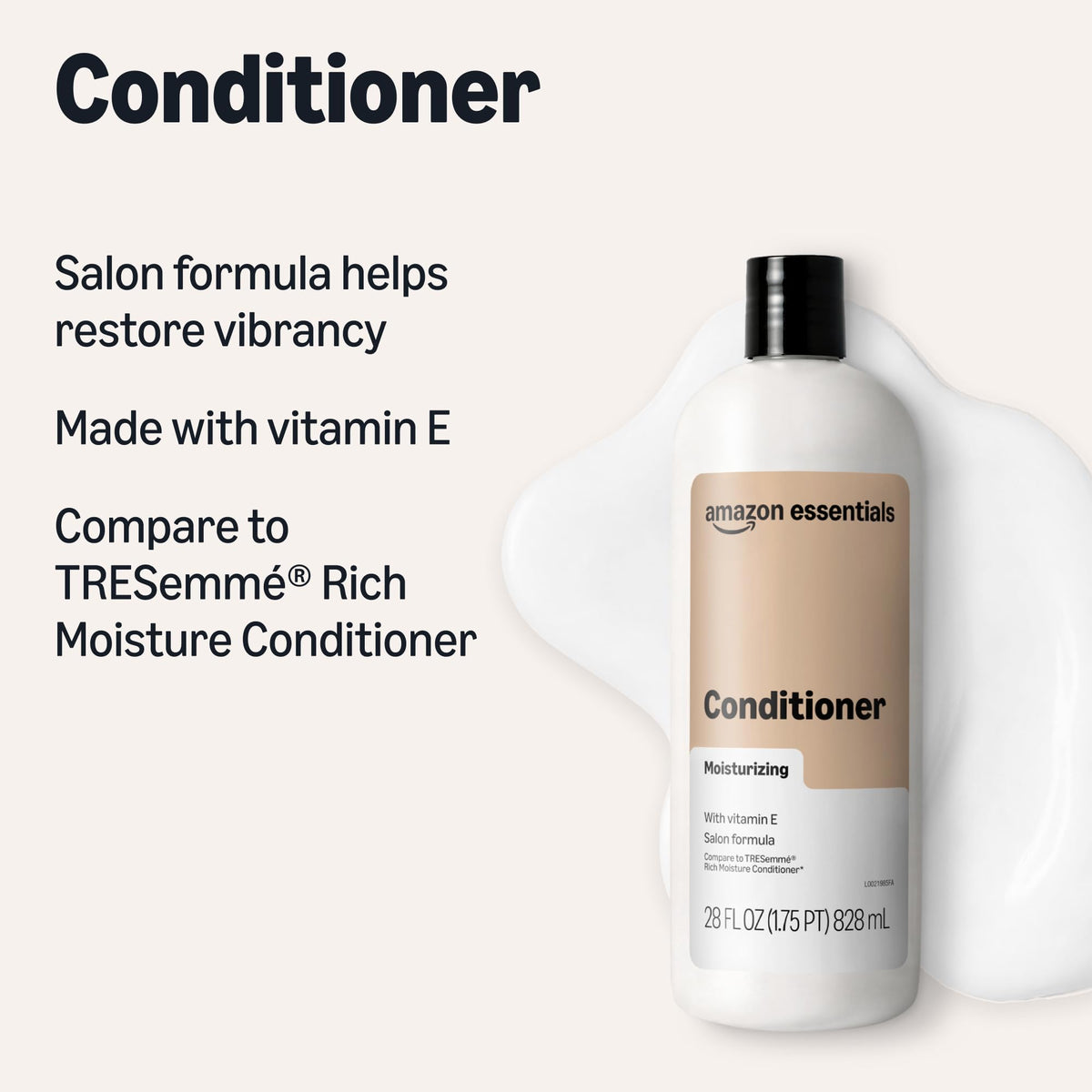 Basics Moisture Rich Conditioner 28 fl oz side view