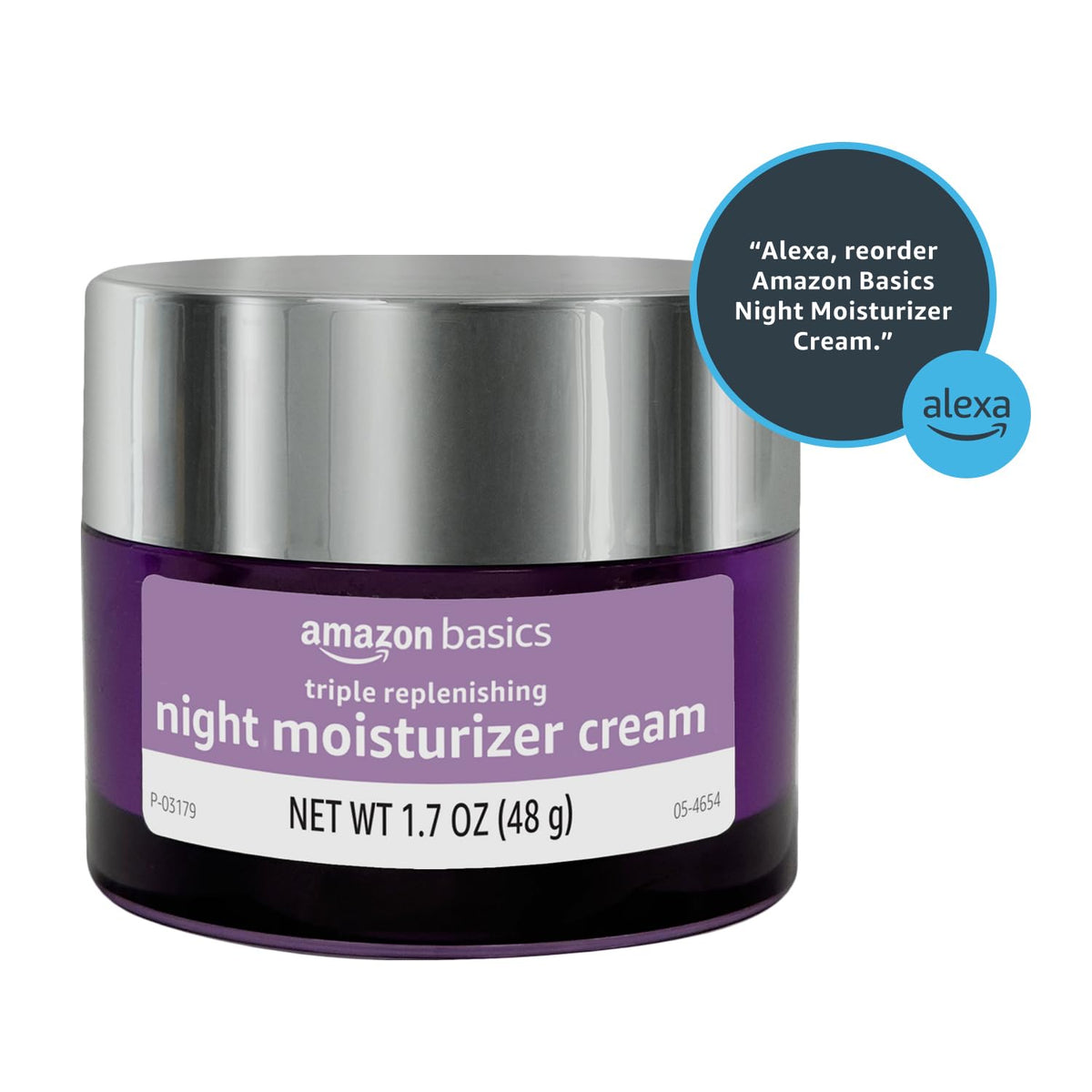 Basics Night Cream with a soft towel and flowers