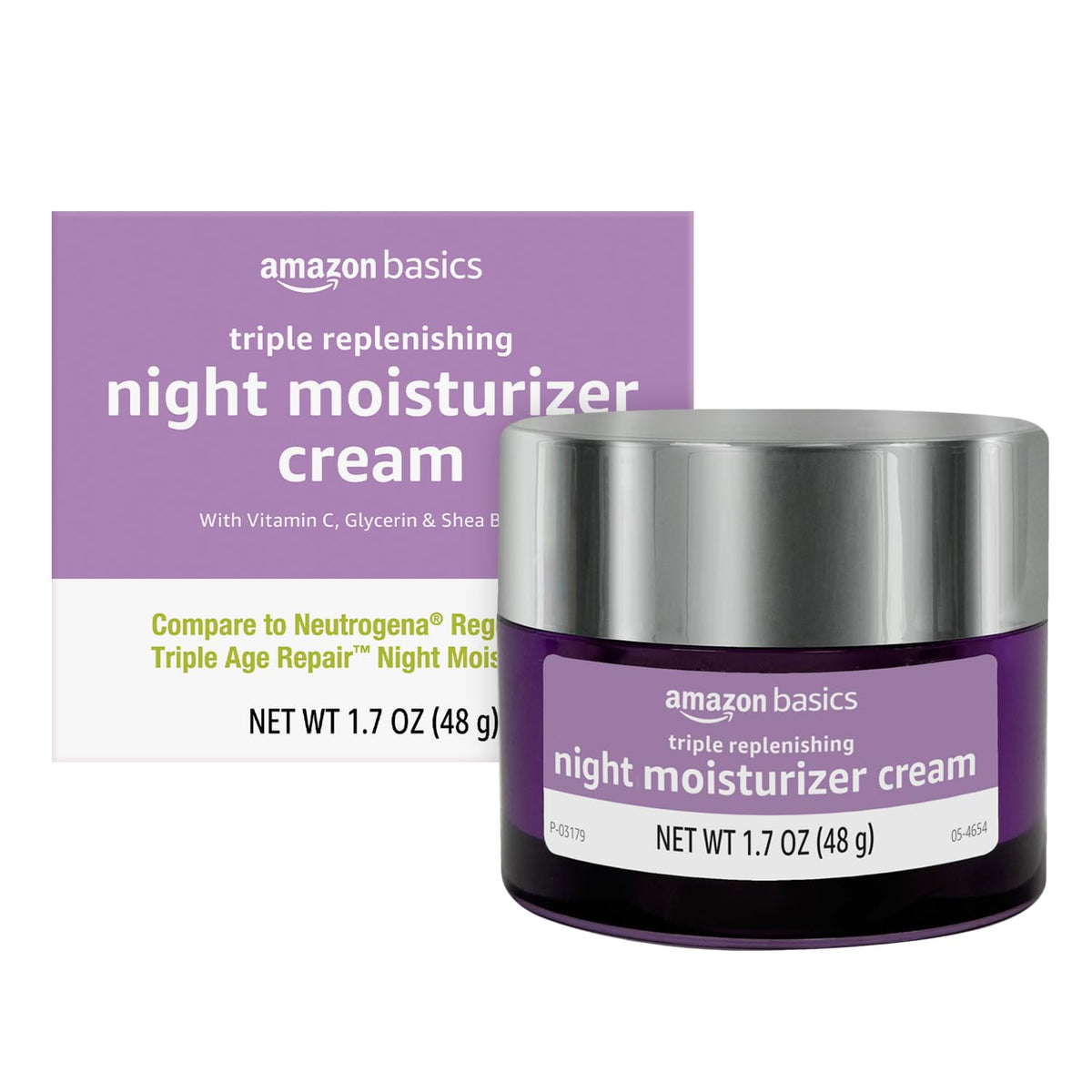 Basics Triple Replenishing Night Cream 1.7 oz jar front view