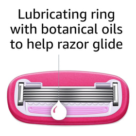 Basics Women's 5-Blade Razor with botanical oils moisture surround