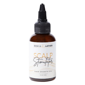 BASK & LATHER Scalp Stimulator Hair Growth Oil 2 Fl Oz front view