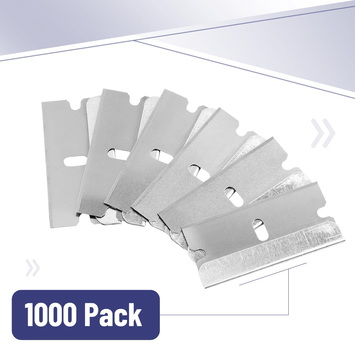 Bates Choice carbon steel razor blades in packaging