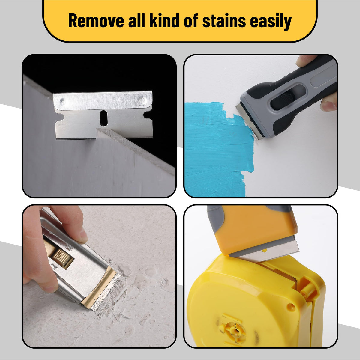 Bates Choice razor blade notched center design