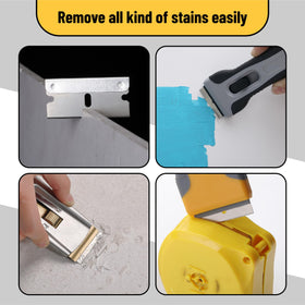 Bates Choice razor blade notched center design