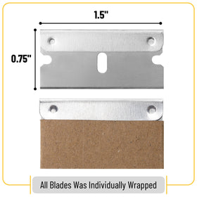 Bates Choice razor blades in packaging