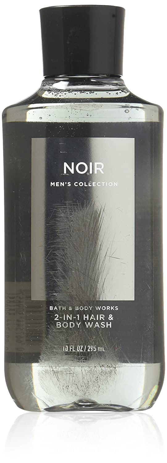 Bath & Body Works 2-in-1 Hair + Body Wash Noir for Men front view