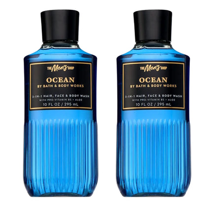 Bath & Body Works 3-in-1 Hair, Face & Body Wash for Men in Ocean Scent front view