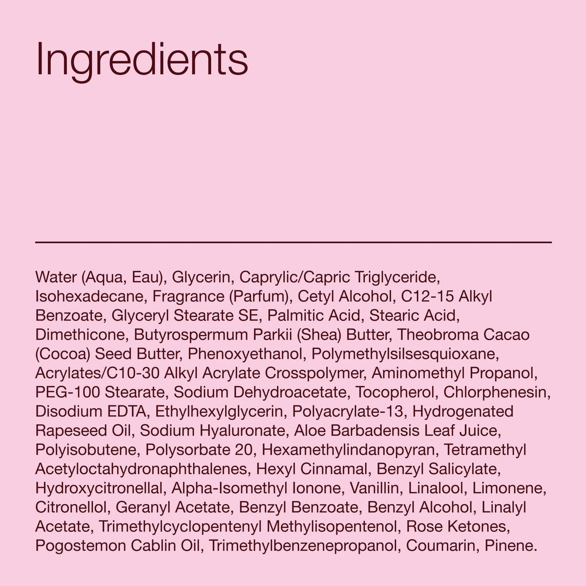 Bath & Body Works A Thousand Wishes Body Cream packaging details