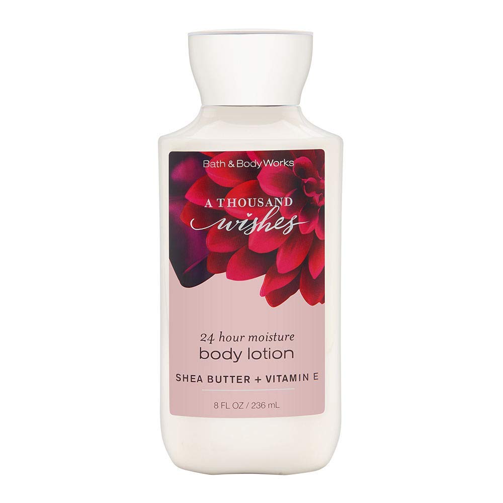 Bath & Body Works A Thousand Wishes Body Lotion front view, 8 oz bottle