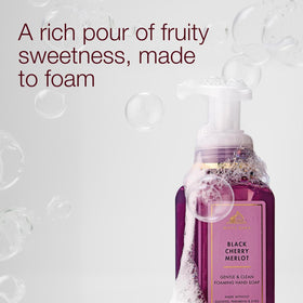 Bath & Body Works Black Cherry Merlot Foaming Hand Soap back view
