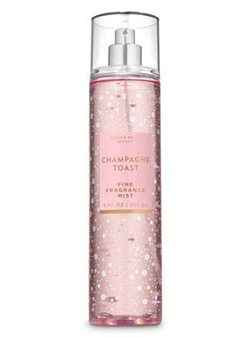 Bath & Body Works Champagne Toast fine fragrance mist bottle side view