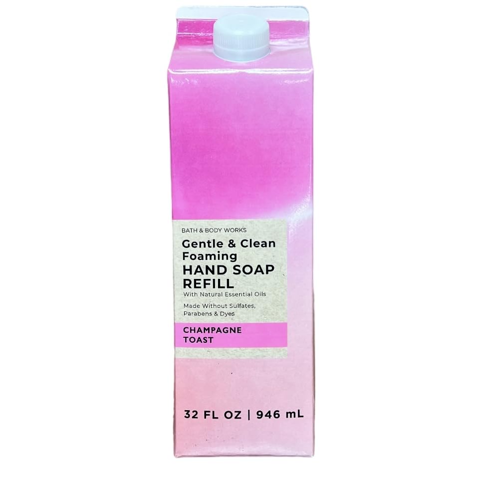 Bath & Body Works Champagne Toast Foaming Hand Soap 32 oz front view