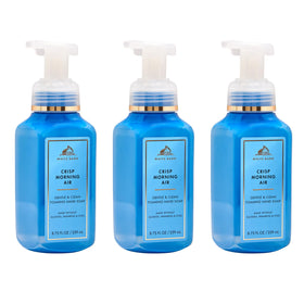 Bath & Body Works Crisp Morning Air Foaming Hand Soap 3-Pack front view