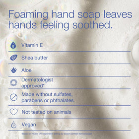 Bath & Body Works Crisp Morning Air Foaming Hand Soap with vitamin E and aloe ingredients