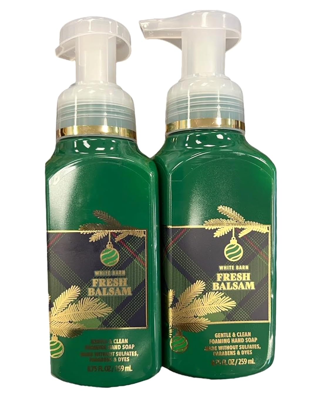Bath & Body Works Foaming Hand Soap Fresh Balsam front view