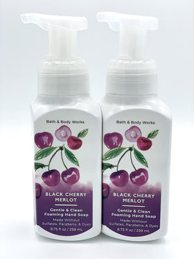 Bath & Body Works Gentle Foaming Hand Soap Black Cherry Merlot front view