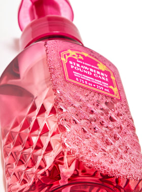 Bath & Body Works Gentle Foaming Hand Soap with rich lather close-up