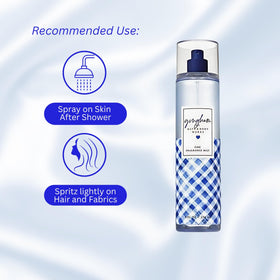 Bath & Body Works Gingham Body Spray Mist 236 mL packaging