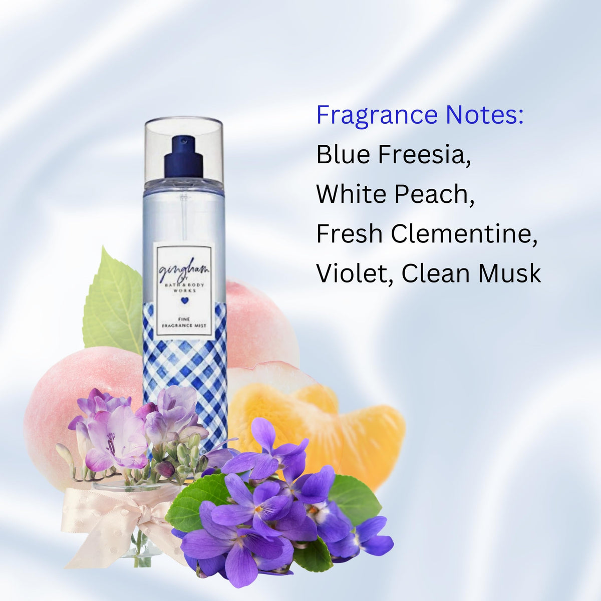 Bath & Body Works Gingham Body Spray Mist 236 mL side view