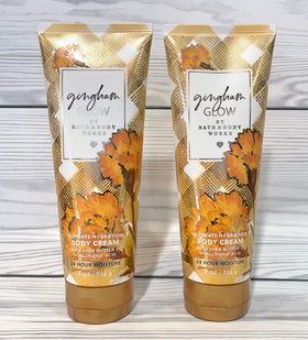 Bath & Body Works Gingham Glow Body Cream back view, 8 oz