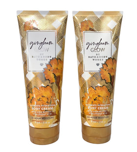 Bath & Body Works Gingham Glow Body Cream front view, 8 oz
