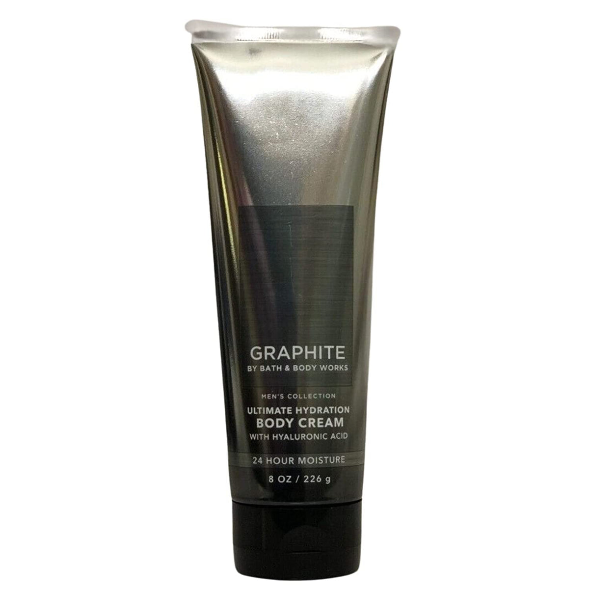 Bath & Body Works Graphite Body Cream showing texture and packaging