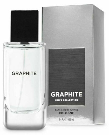 Bath & Body Works Graphite Men's Cologne 3.4 oz bottle front view