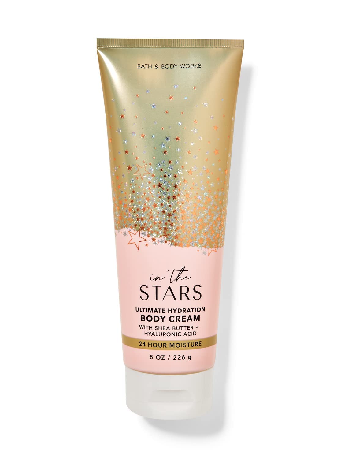Bath & Body Works In The Stars Ultra Shea Body Cream packaging with floral design
