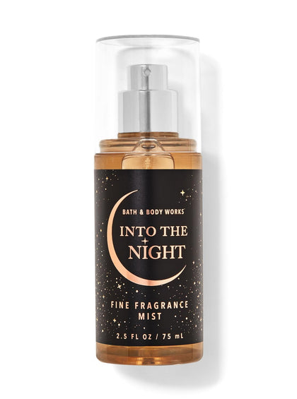 Bath & Body Works Into The Nights Fine Fragrance Mist 2.5 oz bottle front view