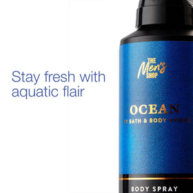 Bath & Body Works Ocean Body Spray 2 pack with packaging