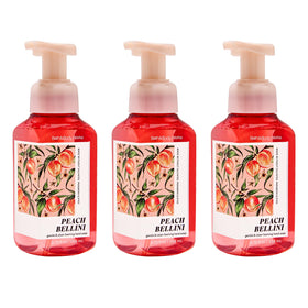 Bath & Body Works Peach Bellini Foaming Hand Soap 3-Pack front view