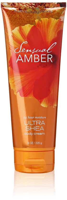 Bath & Body Works Sensual Amber Ultra Shea Body Cream front view