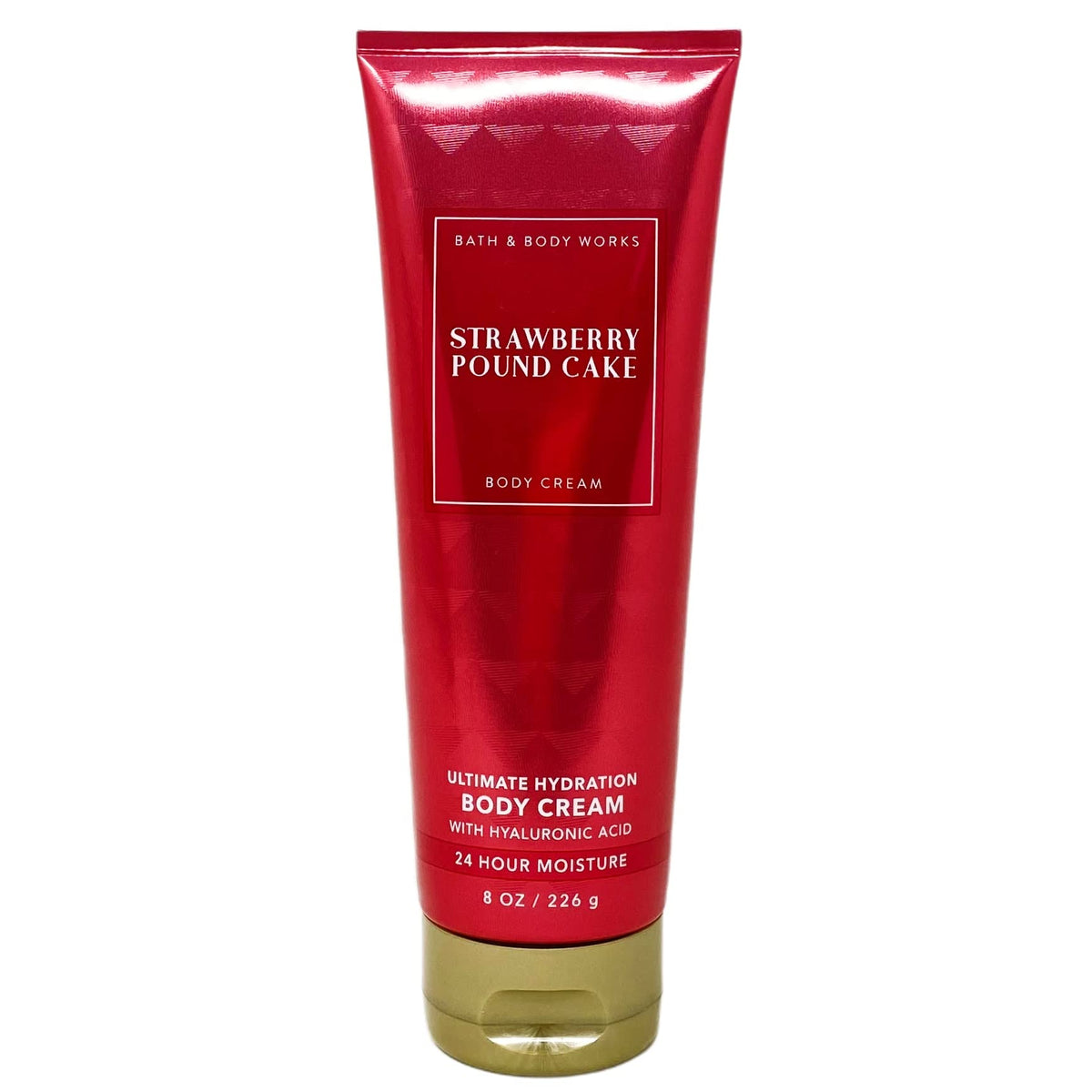 Bath & Body Works Strawberry Pound Cake fine fragrance mist bottle front view